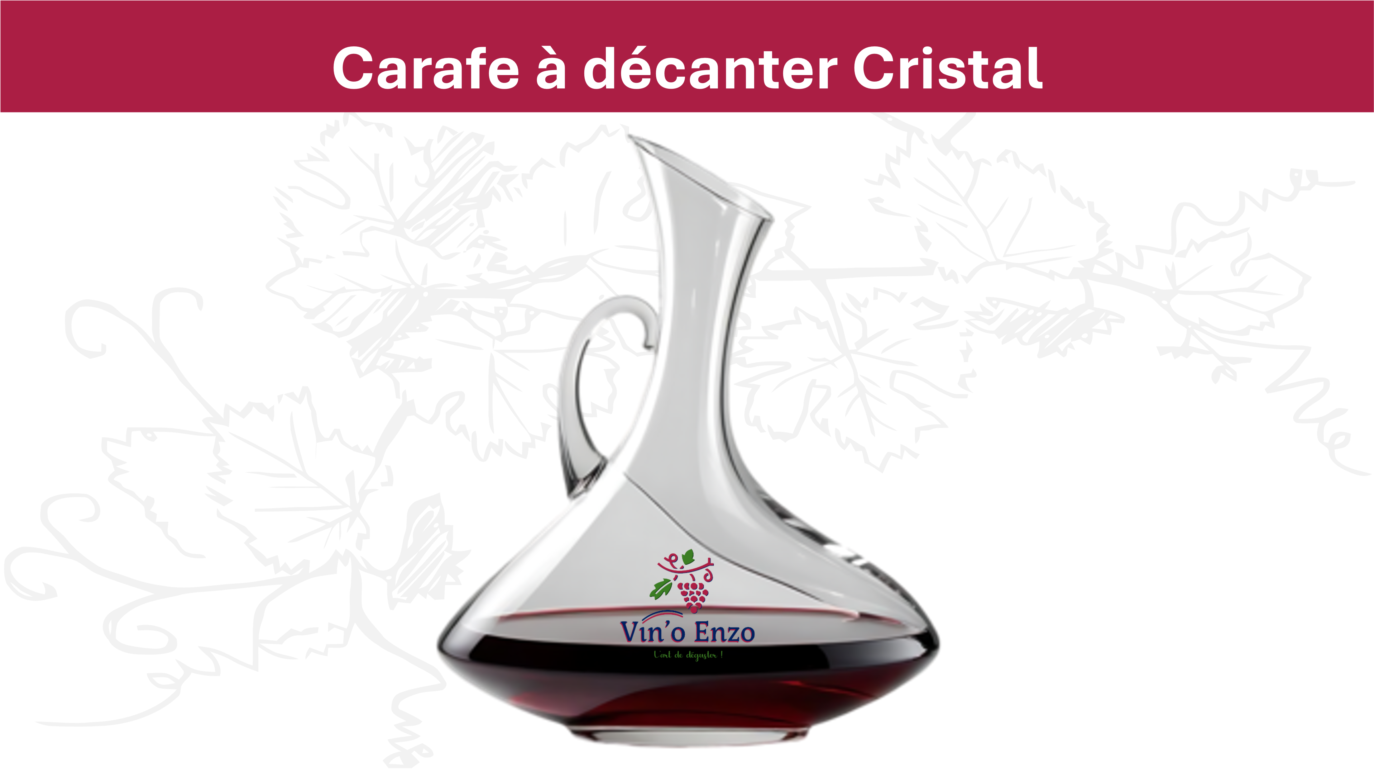 Carafe à décanter Cristal